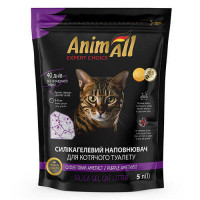 Силикагелевый наполнитель Анималл Premium Кристаллы аметиста, для котов, 5 л (2.1 кг)