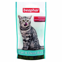 Лакомство подушечки для чистки зубов котов Cat-A-Dent Bits Beaphar, 35 г