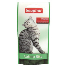 Лакомство хрустящие подушечки с кошачьей мятой для котов и котят Catnip Bits Beaphar, 35 г