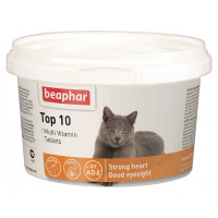 Универсальный комплекс витаминов, минералов и микроэлементов для котов Top 10 Cat Beaphar, 180 табл