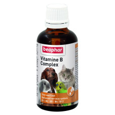 Вітамінний комплекс Beaphar Vitamine B Complex для котів, собак, гризунів, кроликів, тхорів і птахів 50 мл