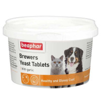 Пивні дріжджі з часником для собак і котів Beaphar Brewers Yeast Tablets, 250 табл