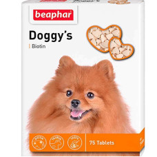 Мультивітамінний комплекс Beaphar (Беафар) Doggy's Biotin - з біотином для собак 75 гм