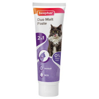 Двойная Мальт-Паста для выведения шерсти из желудка у котов Beaphar Duo Malt Paste, 100 г