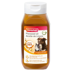 Лляна олія для собак та котів Beaphar Flaxseed Oil 430 мл
