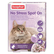 Заспокійливі краплі Антистрес Beaphar (Беафар) No Stress Spot On - для котів, 1 піпетка