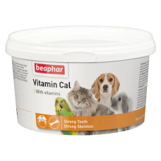 Вітамінно-мінеральний комплекс Beaphar Vitamin Cal для собак, котів, гризунів та птахів 250 г