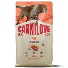 Сухий корм для собак Carnilove True Fresh Adult 12 кг - яловичина