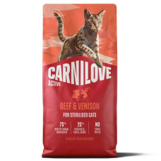 Сухий корм для котів Carnilove Active Sterilised 2 кг - яловичина та оленина