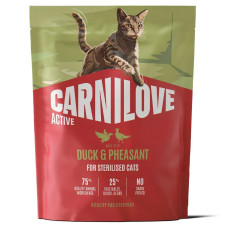 Сухий корм для котів Carnilove Active Sterilised 2 кг - качка та фазан