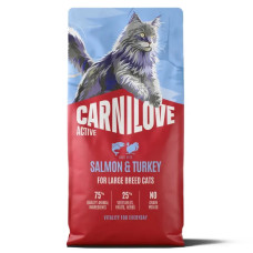 Сухий корм для котів Carnilove Active Large Breed 2 кг - лосось та індичка