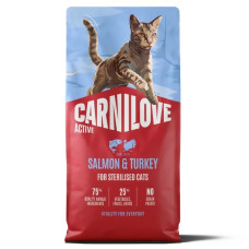 Сухий корм для котів Carnilove Active Sterilised 2 кг - лосось та індичка