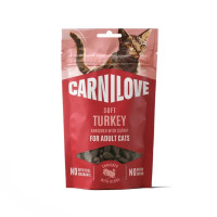 Лакомство для кошек Carnilove Soft Snack Adult 50 г - индейка и кошачья мята