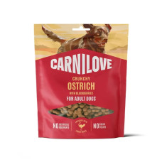 Ласощі для собак Carnilove Crunchy Snack Adult 200 г - страус та ожина