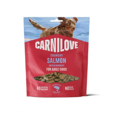 Ласощі для собак Carnilove Crunchy Snack Adult 200 г - лосось та лохина