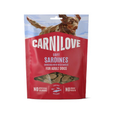 Ласощі для собак Carnilove Soft Snack Adult 200 г - сардини та дикий часник