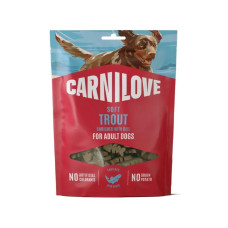 Ласощі для собак Carnilove Soft Snack Adult 200 г - форель та кріп