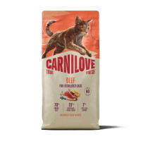 Сухой корм для котов Carnilove True Fresh Sterilised 400 г - говядина