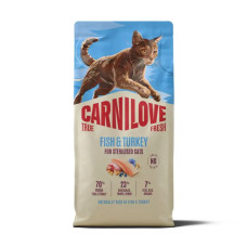 Сухий корм для котів Carnilove True Fresh Sterilised 2 кг - риба та індичка