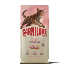 Сухий корм для котів Carnilove True Fresh Sterilised 2 кг - індичка