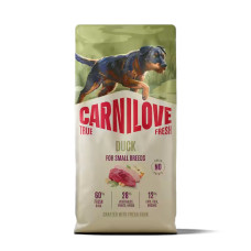 Сухий корм для собак Carnilove True Fresh Small Breed Adult 1,5 кг - качка