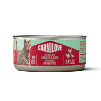 Влажный корм для кошек Carnilove Adult Pate 100 г - курица, утка и фазан
