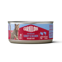 Влажный корм для кошек Carnilove Adult Pate 100 г - индейка и лосось