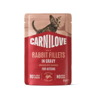 Влажный корм для котят Carnilove Kittens Gravy 85 г - кролик и календула