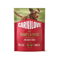 Влажный корм для собак Carnilove Adult Pate 300 г - индейка, утка и тимофеевка