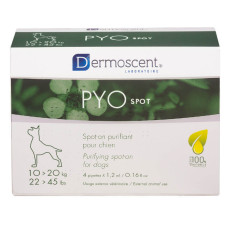 Краплі Dermoscent PYOspot для собак 10-20 кг, 4 піпетки