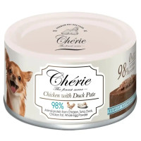 Влажный корм Cherie Dog Pate Chicken with Duck - куриный паштет с уткой для собак 80 г