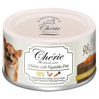 Влажный корм Cherie Dog Pate Chicken with Vegetables - куриный паштет с овощами для собак 80 г