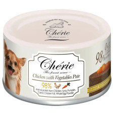 Вологий корм Cherie Dog Pate Chicken with Vegetables - курячий паштет з овочами для собак 80 г
