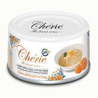 Вологий корм Cherie з куркою та гарбузом для підтримки сечовивідних шляхів у котів (шматочки в соусі) 80g