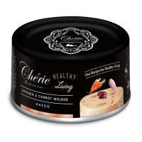 Вологий корм Cherie д/котів мус з куркою та морквою 80g