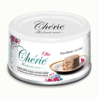 Вологий корм Cherie д/кошенят мус з тунцем 80g
