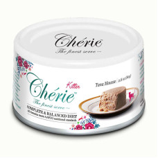 Вологий корм Cherie д/кошенят мус з тунцем 80g