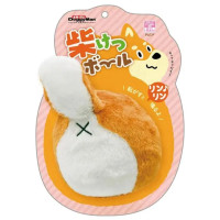 Мягкая игрушка для собак DoggyMan Shiba Inu с колокольчиком, оранжевый