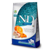 Сухой беззерновой корм Farmina N&D Grain Free для собак средних и крупных пород с треской и апельсином 2.5  кг