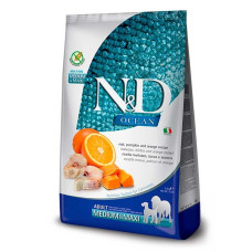 Сухий беззерновий корм Farmina N&D Grain Free для собак середніх і великих порід із тріскою й апельсином 12 кг