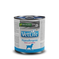 Влажный корм Farmina Vet Life Hypoallergenic Duck & Potato для собак при пищевой аллергии 300 г*6 шт