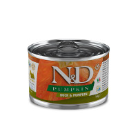 Влажный корм Farmina N&D Pumpkin Grain Free Duck Adult Mini для мелких пород собак с уткой, 140 г