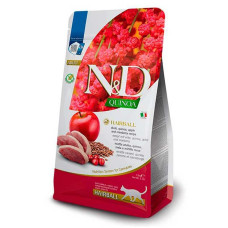 Сухий корм для котів Farmina N&D Quinoa Hairball Adult Cat для виведення шерсті з качкою та кіноа 1.5 кг