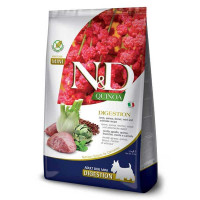 Сухой корм Farmina N&D Quinoa Digestion Adult Mini для мелких собак, для улучшения пищеварения, с ягненком, киноа и фенхелем, 2.5 кг