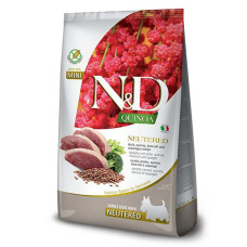 Сухой корм Farmina N&D Quinoa Neutered Mini Duck - с уткой для кастрированных собак мелких пород 2,5 кг