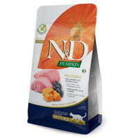 Беззерновой сухой корм Farmina N&D Neutered с ягненком, тыквой и черникой для стерилизованных котов 1.5 кг