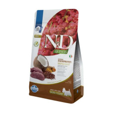 Сухий корм Farmina Quinoa Dog Skin & Coat для дрібних порід собак, з харчовою непереносимістю, з олениною та кокосом, 2.5 кг