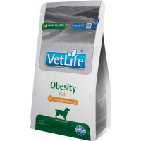 Сухой корм Farmina Vet Life Obesity Fish для собак, диета для снижения лишнего веса с рыбой, 2 кг