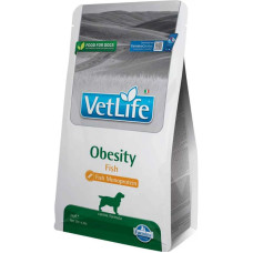 Сухий корм Farmina Vet Life Obesity Fish для собак, диєта для зниження зайвої ваги з рибою, 2 кг