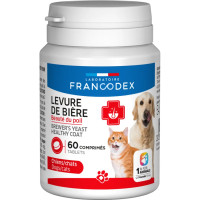 Пивные дрожжи Laboratoire Francodex для кошек и собак, 60 таб